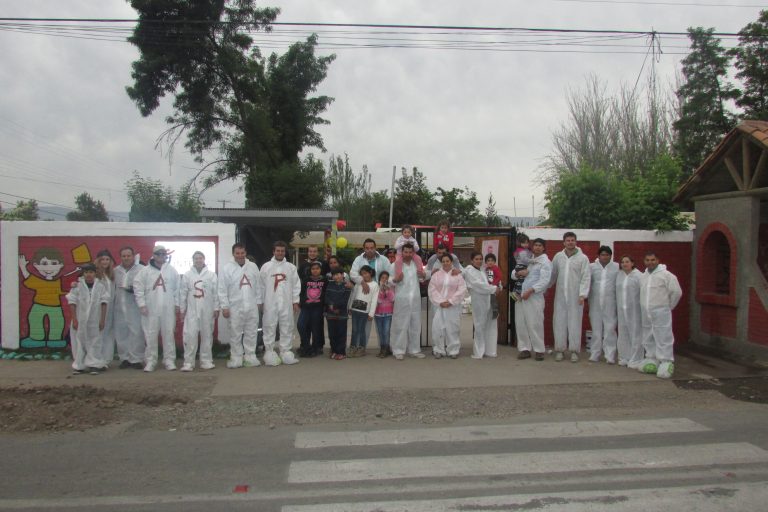 solidaria en jardín infantil de San Felipe